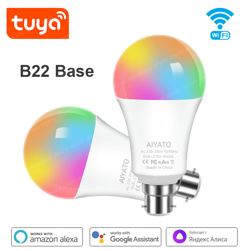 Candle Making Supplies Uk - Умная Wi-Fi лампа B22 UK TUYA
