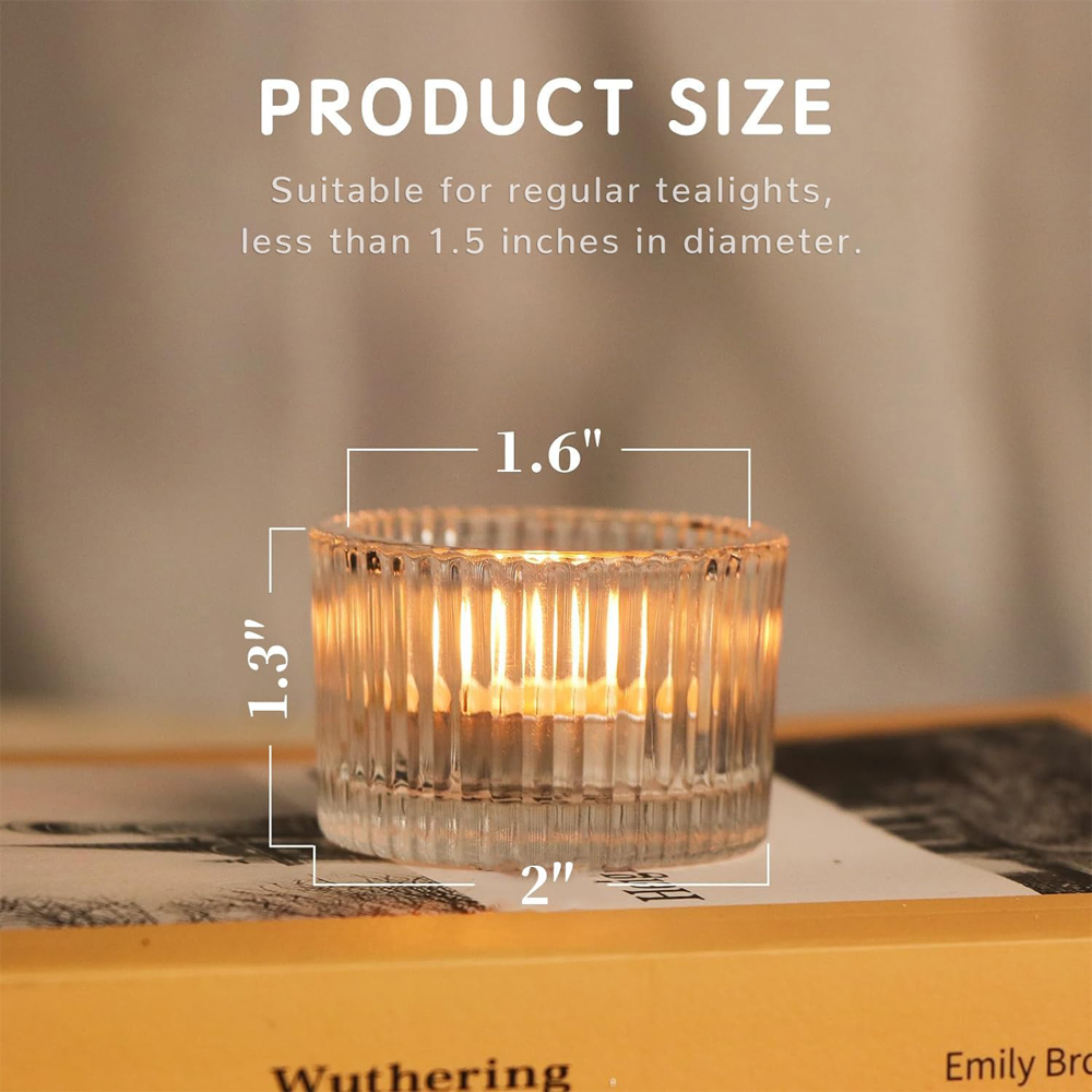 6/12 шт. прозрачные подсвечник – обзор и цена Candle Glass Supplies
